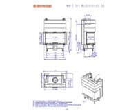 HEAT C 3g L 80.52.31.24 - тристороння камінна топка Romotop - Зображення 4