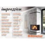 IMPRESSION R 2g L 71.60.34.21 - кутова камінна топка права, темний шамот Romotop - Зображення 5