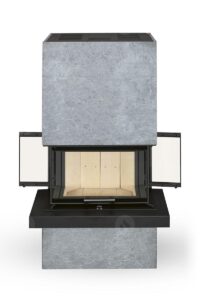 CARA C 02 - дизайнерський камін в облицюванні з каменю Romotop - Зображення 4