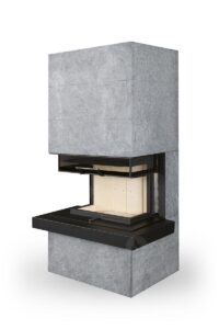 CARA C 02 - дизайнерський камін в облицюванні з каменю Romotop - Зображення 7
