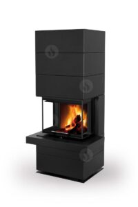 CARA CS N 03 - дизайнерський тристоронній камін Romotop