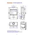 DYNAMIC 2G 66.50.13N - камінна топка пряма, потрійне скло Romotop - Зображення 3