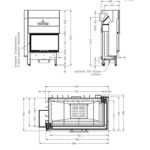 Сталева камінна топка Spartherm Varia 2R-80h-4S. - Зображення 4
