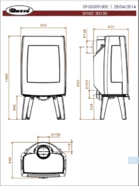 Піч Dovre SENSE 303 - Зображення 5