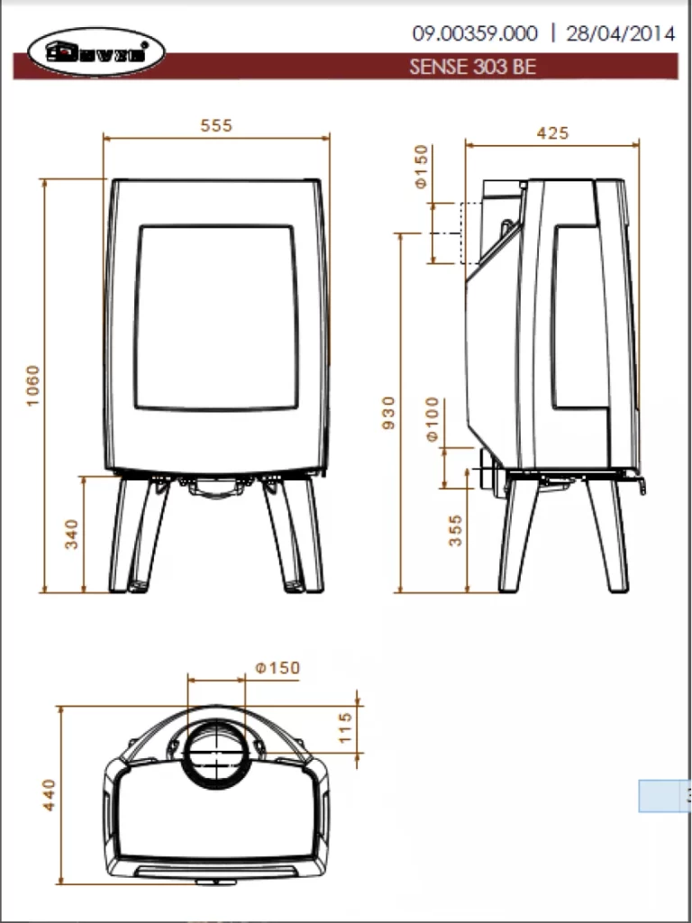 Піч Dovre SENSE 303 - Зображення 5