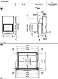 Сталева камінна топка Spartherm Varia FDh-4S. - Зображення 4