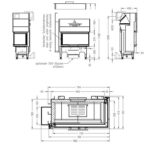 Сталева камінна топка Spartherm Varia AS-2Rh-4S. - Зображення 4