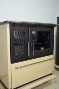 Опалювально - варильна піч Plamen 850 Glas (cream)  (Хорватія). - Зображення 6
