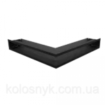 Камінна решітка LUFT SF кутова чорна 56x56x6 см (4 кольори).