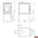 Чавунна піч Dovre 100 CBS - Зображення 5