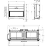 Сталева камінна топка Spartherm Varia B-120h. - Зображення 4