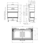 Стальна камінна топка Spartherm Arte 3RL-100h - Зображення 4