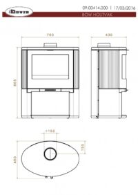 Піч Dovre BOW/WB - Зображення 4