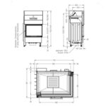 Сталева камінна топка Spartherm Varia 2Rh-4S. - Зображення 4