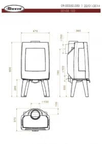 Піч Dovre SENSE 103 - Зображення 3