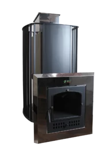Дров'яна піч для лазні та сауни Ecoflame Карпати 40 - Зображення 5