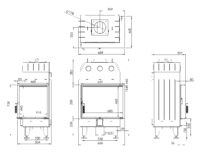Камінна топка BOKAR 655047 R (14,5 kW ) black ceramatex - Зображення 6