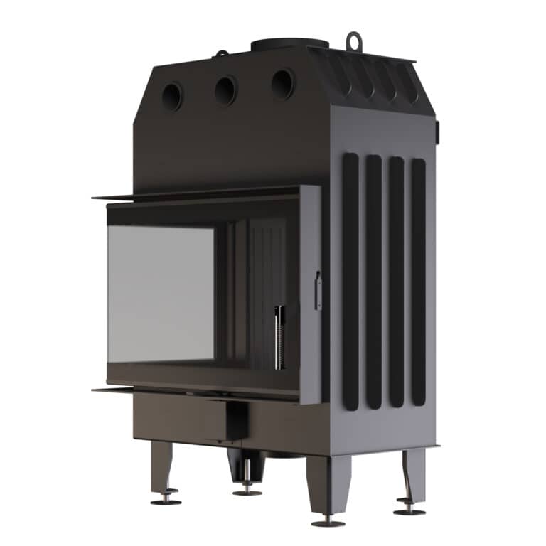 Камінна топка BOKAR 755047 L / R (15,2 kW ) black ceramatex - Зображення 3
