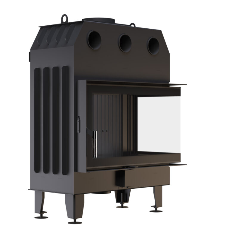 Камінна топка BOKAR 8550457 L/R (17,0 kW ) black ceramatex - Зображення 4