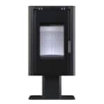 Сталева піч BOKAR Aston FD 4380 ( 9,0 кBt ) white ceramatex - Зображення 3