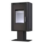 Сталева піч BOKAR Aston FD 4380 ( 9,0 кBt ) white ceramatex - Зображення 4