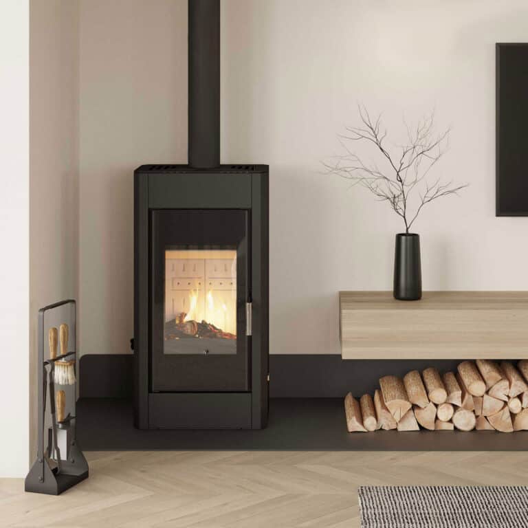 Сталева піч BOKAR Aston ST 4380 ( 9,0 кв ) black ceramatex - Зображення 2