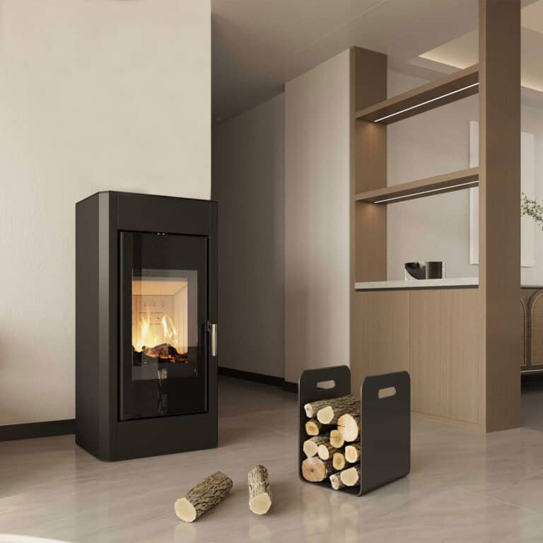 Сталева піч BOKAR Aston ST 4380 ( 9,0 кв ) White ceramatex - Зображення 2