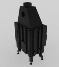 Камінна топка M-FIRE 60 кутова права (14kW) - Зображення 7