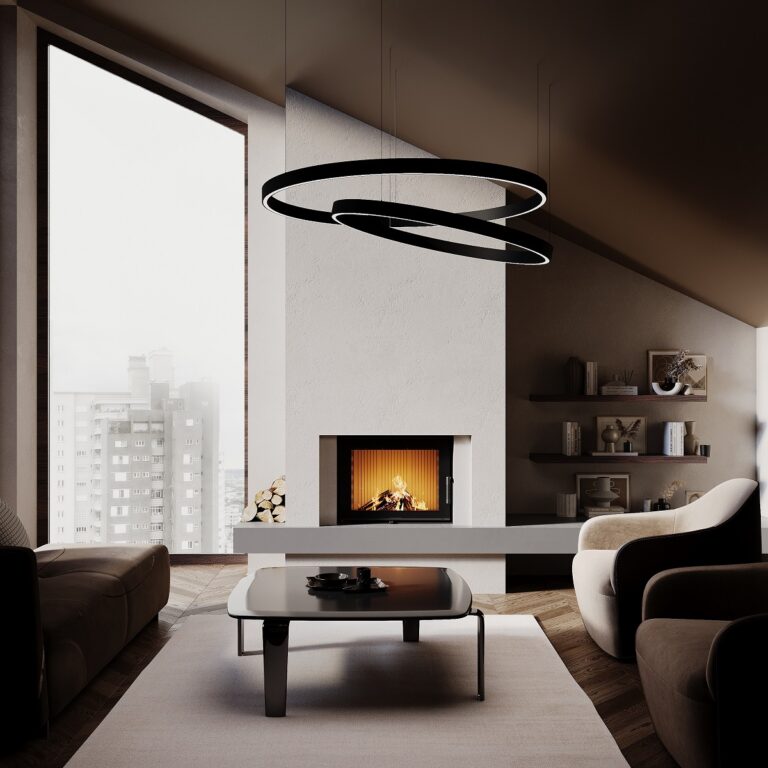 Камінна топка M-FIRE 70 пряма (15kW) - Зображення 8
