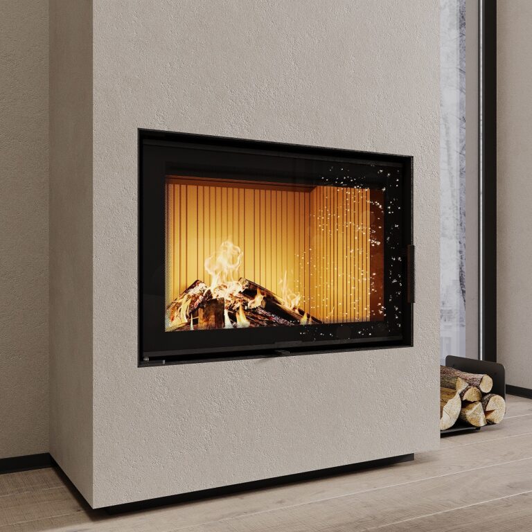 Камінна топка M-FIRE 80 пряма (17kW) - Зображення 7
