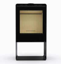 Піч сталева M-Fire Santorini з дровником (12kW).
