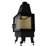 Камінна топка M-FIRE 60 кутова права (14kW) - Зображення 2