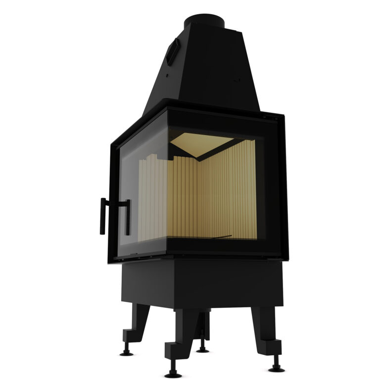 Камінна топка M-FIRE 60 кутова права (14kW) - Зображення 2