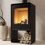 Піч сталева M-Fire Santorini з дровником (12kW). - Зображення 7