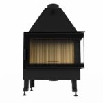Камінна топка M-FIRE 80 кутова права (17kW) бокове відкриття.