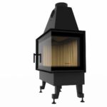 Камінна топка M-FIRE 80 кутова права (17kW) бокове відкриття. - Зображення 2