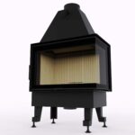 Камінна топка M-FIRE 70 кутова права (15kW) - Зображення 3