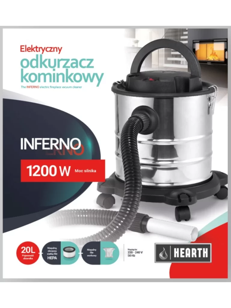 Пилесос для каміна Inferno 1200 W - Зображення 6