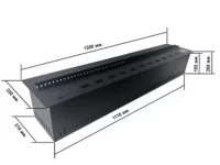 Електрокамін паровий 3D 1200  фірми ProFire (Китай). - Зображення 3