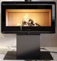 Піч сталева M-Fire Rodos на нозі (15kW).