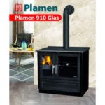 Опалювально - варильна піч Plamen 910Glas (black)  (Хорватія). - Зображення 4