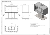 Піч сталева M-Fire Rodos на нозі (15kW). - Зображення 4