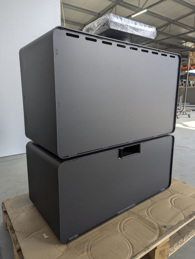 Піч сталева M-Fire Rodos з дровником (15kW). - Зображення 3