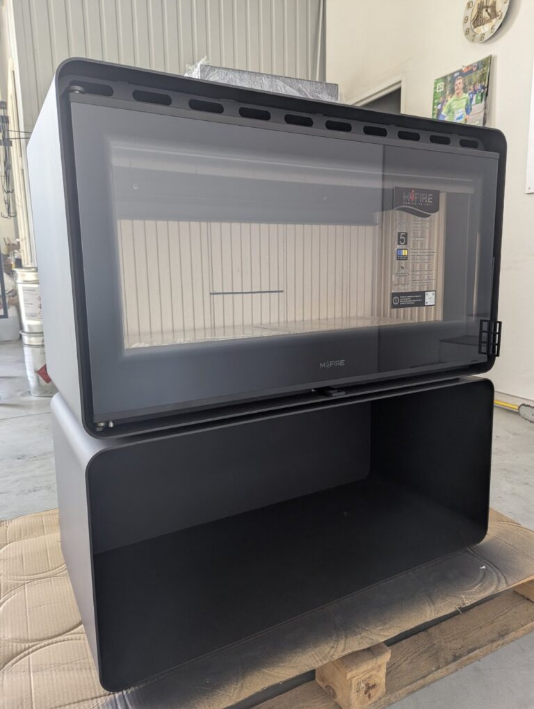 Піч сталева M-Fire Rodos з дровником (15kW). - Зображення 2