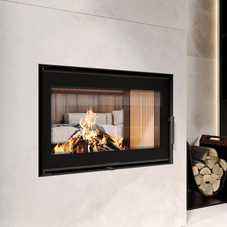 Камінна топка M-FIRE 80 тунель (14kW) - Зображення 8