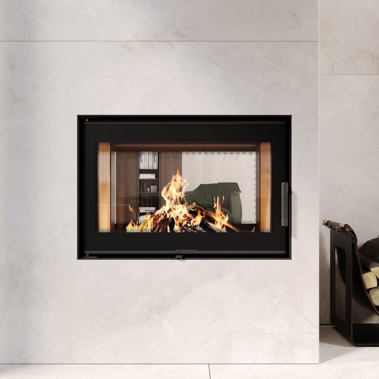 Камінна топка M-FIRE 80 тунель (14kW) - Зображення 9