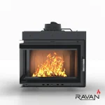 Чавунна камінна топка Ravan IMPERIAL 700 L на дровах - Зображення 2