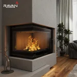 Чавунна камінна топка Ravan IMPERIAL 700 L на дровах - Зображення 7