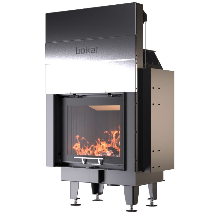 Камінна топка BOKAR 6050G (14,4 kW ) black ceramatex - Зображення 8