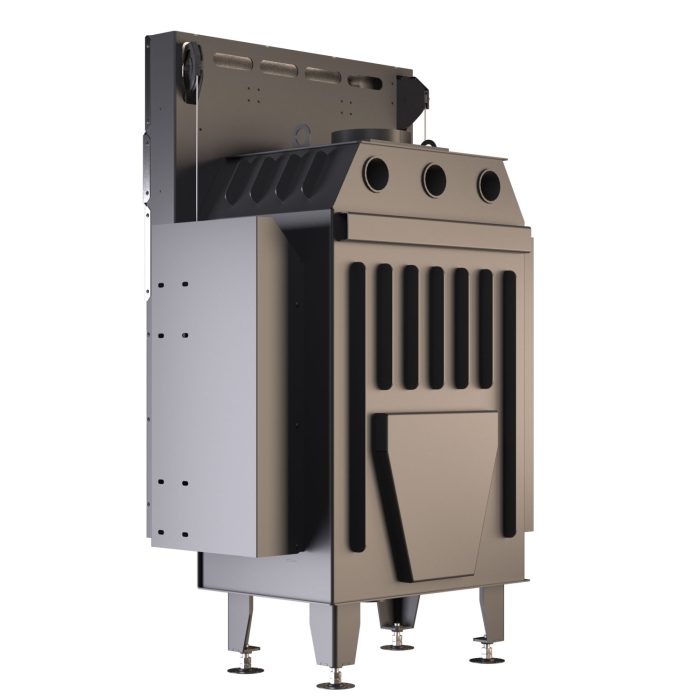 Камінна топка BOKAR 6050G (14,4 kW ) black ceramatex - Зображення 3